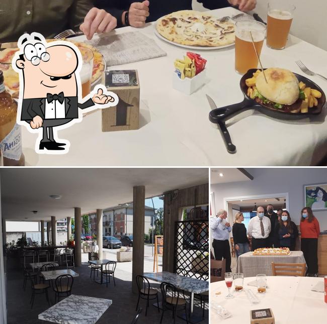 Dai un'occhiata agli interni di Pizzeria Hamburgeria Mistero