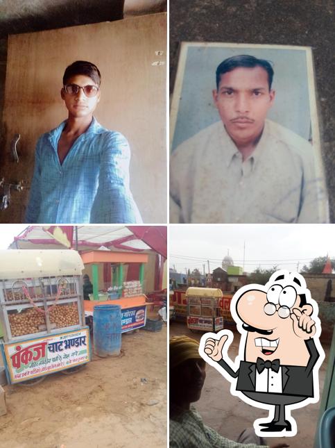 The interior of Pankaj Chat Bhandar Ashok Prajapati