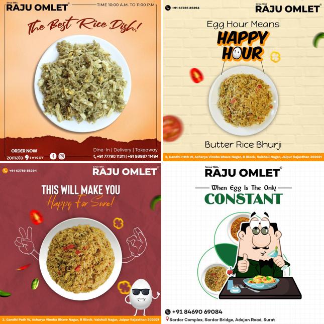 Food at RAJU OMLET