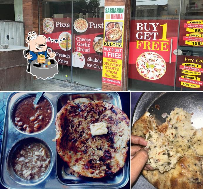 Meals at Sardaran Da Dhaba - Best Kulcha Hut In Amritsar Best Pizza Hut In Amritsar