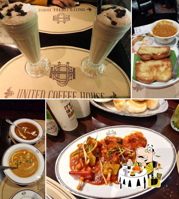 Food at United Coffee House