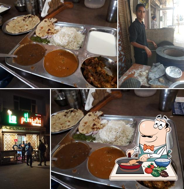 Chicken curry at punjabi dhaba