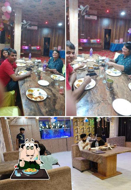The image of Amantran restaurant’s food and interior