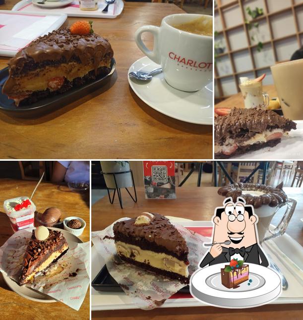 Bolo de chocolate em Charlotte