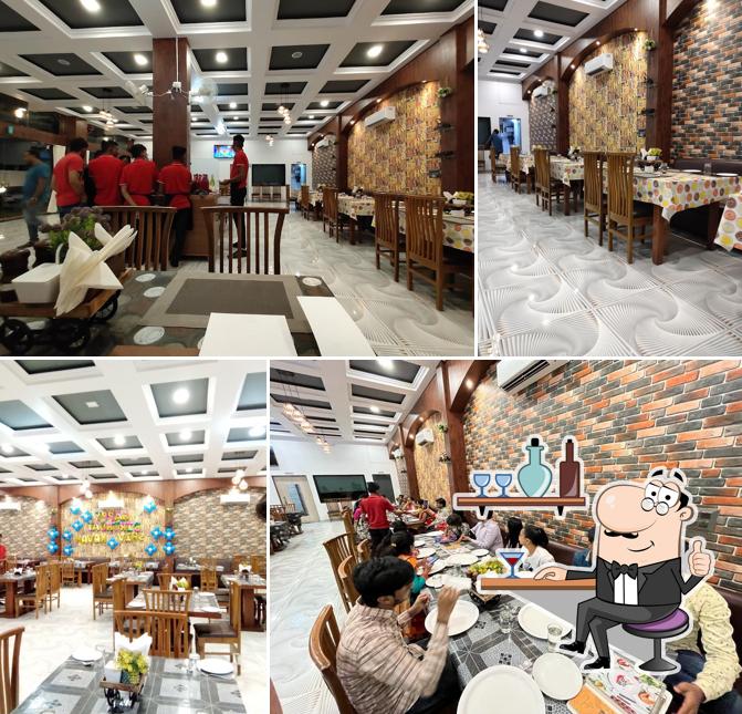 The interior of Desi Zaika