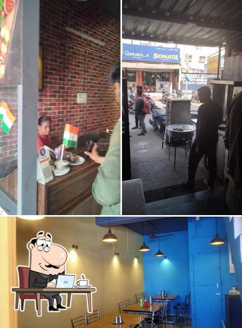 The interior of Hometown Restaurant