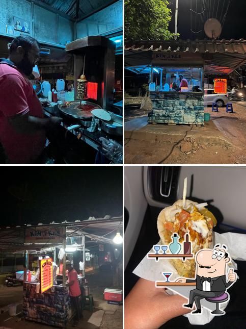 The interior of Kim Kes Chicken Shawarma