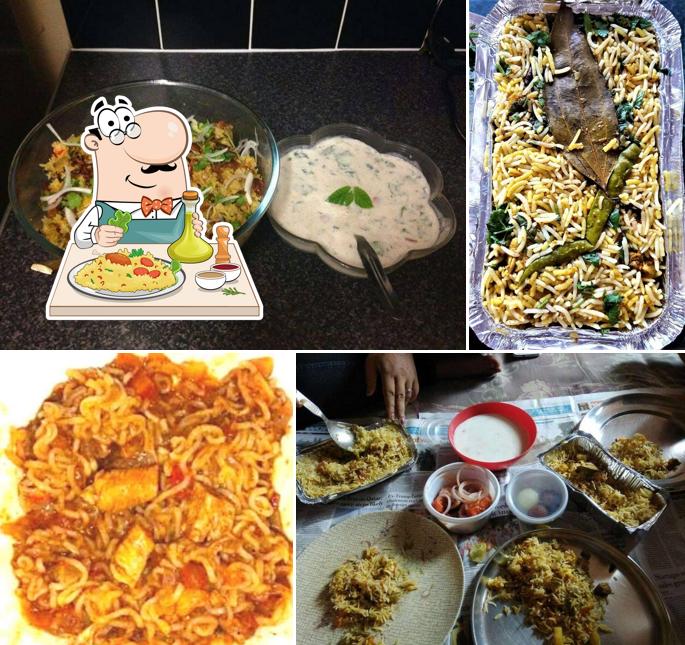 Food at Lucknow Biryani Corner