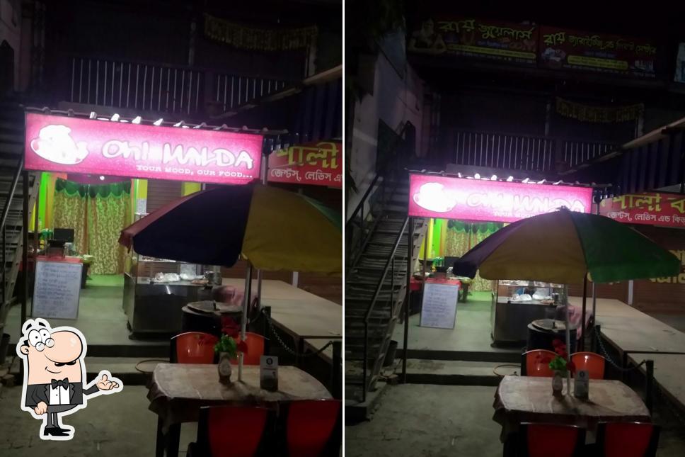 The interior of Oh malda restaurant