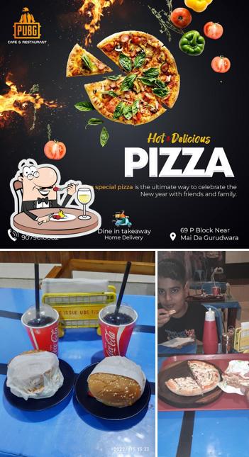 Food at PUBG’s CAFE & RESTAURANT