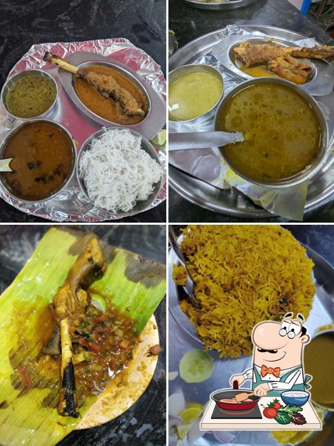 Chicken curry at Sri Annapoorna Nonveg Hotel