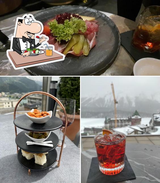 Questa è la immagine che presenta la cibo e bevanda di The St.Moritz Sky Bar (Hotel Monopol)
