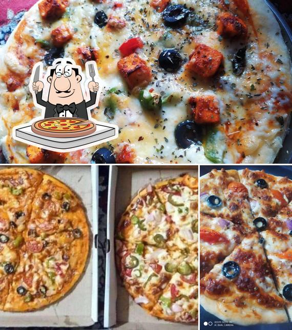 Get pizza at Sam's Pizzeria