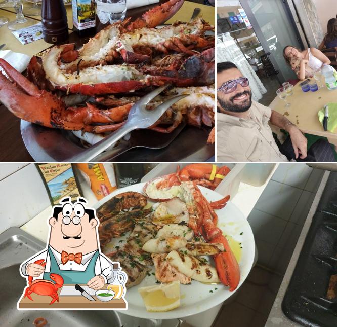 I clienti di A Tavola Da Miky & Jo possono gustare diversi prodotti di cucina di mare