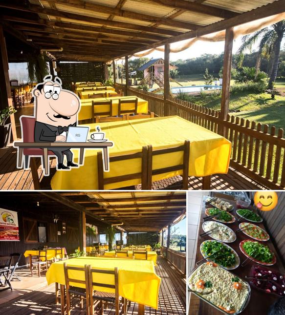 Veja imagens do interior do Churrascaria e Restaurante Rural, Buffet e Pesque Pague Sítio do Peixe