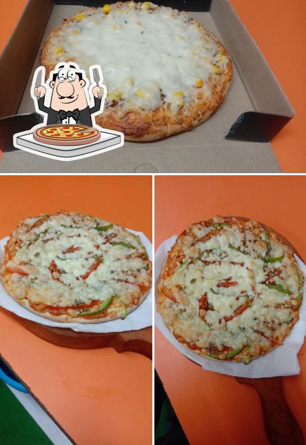 Order different types of pizza