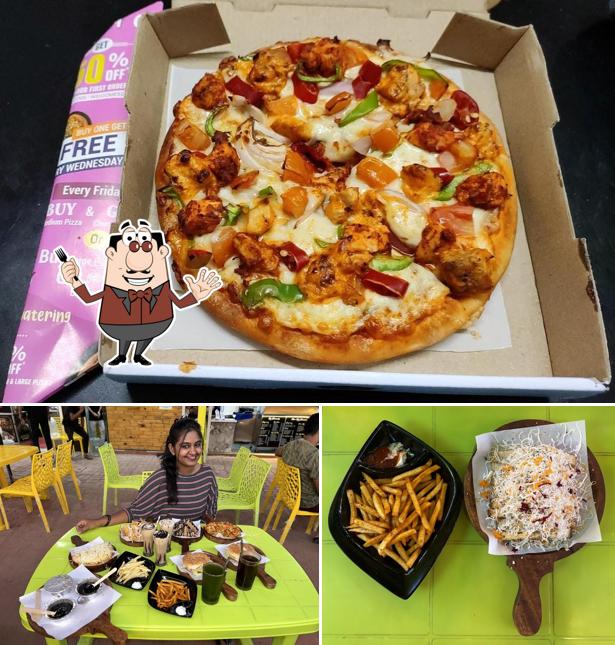 Food at Cheesy Dreams cafe