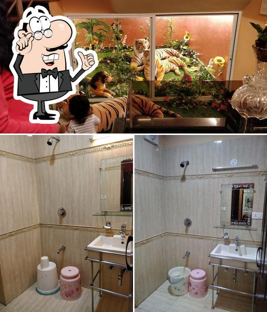The interior of Hotel Anmol International