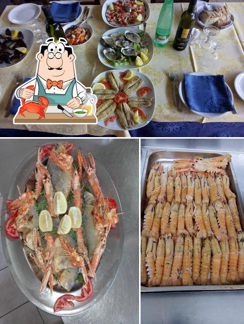Prenditi la cucina di mare a Ristorante Pizzeria L'Acquario