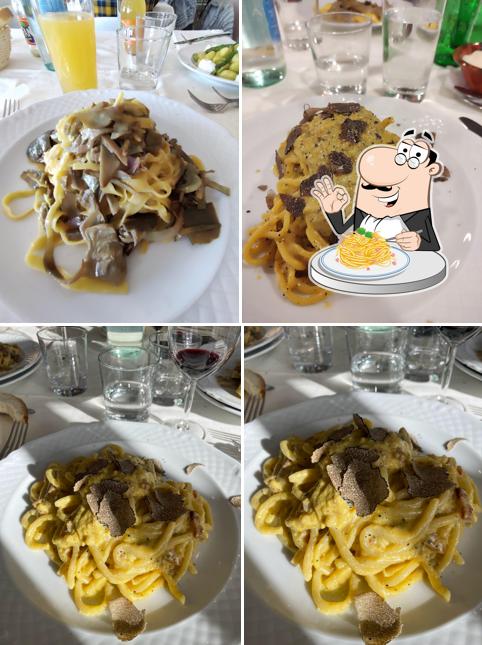 Spaghetti alla carbonara al La Capanna del Buttero