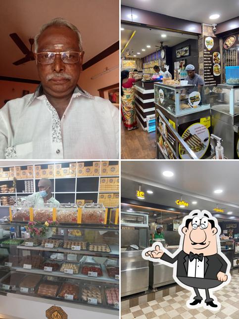 The interior of Sri murugabhavan