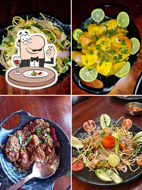 Food at Villagers crown restaurant in karwar