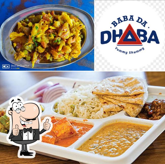 See the pic of Baba Dhaba