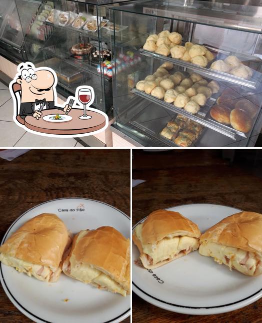 Comida em Padaria Casa do Pão