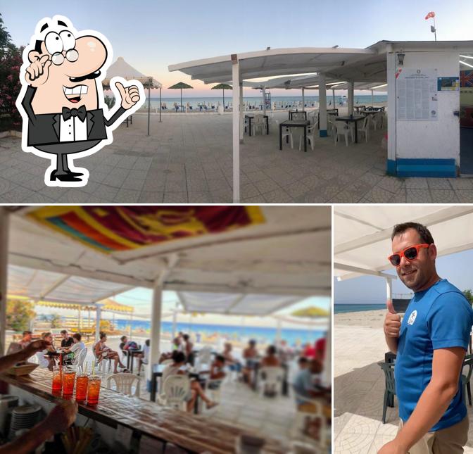 Gli interni di Lido Paradise Ruggero Beach