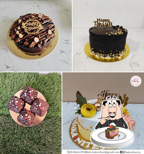 Chocolate cake at Bakers Feast