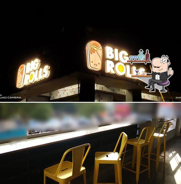 The interior of Big Rolls