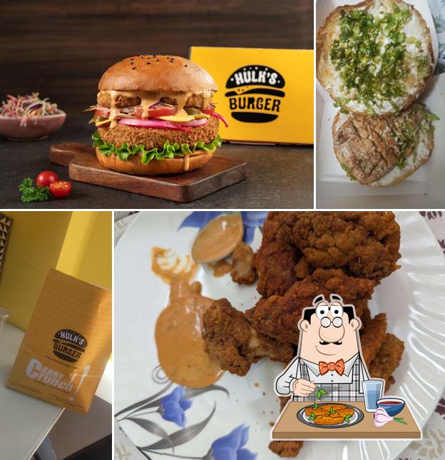 Chicken wings at Hulk's Burger