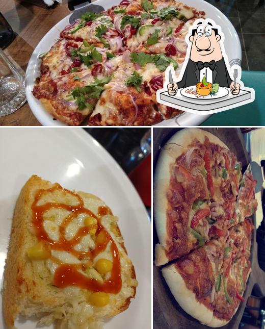 Food at Pizzaholic Woodfire Pizza