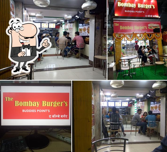 The interior of The Bombay Burger's