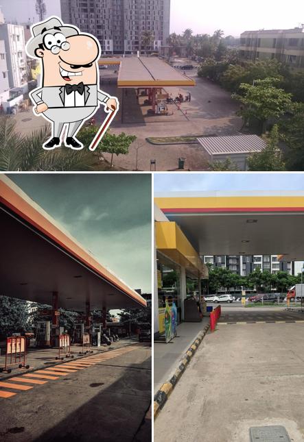 The exterior of Shell