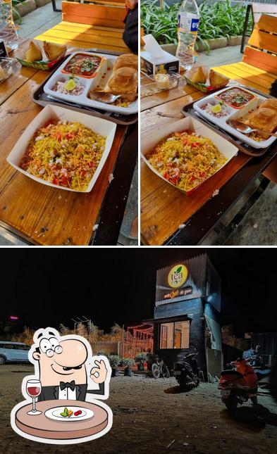 Among various things one can find food and exterior at Tea Post