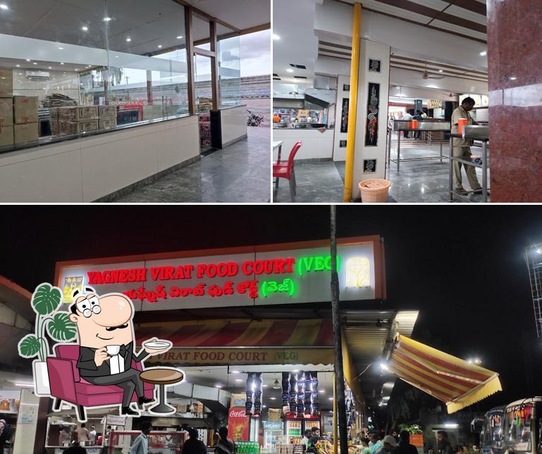 Check out how YAGNESH VIRAT FOOD COURT looks inside