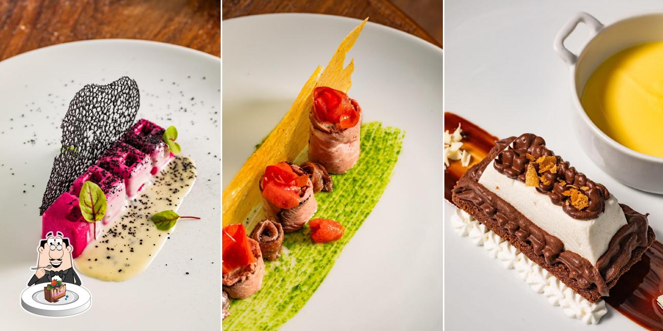 Torta al cioccolato al Aqvamadre Restaurant