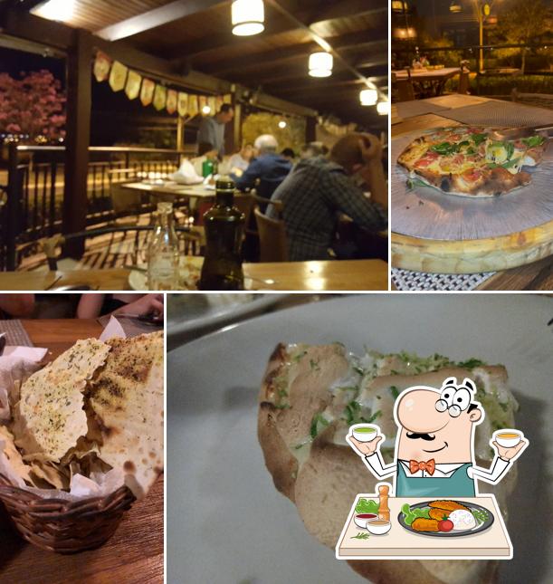 Platos en Ateliê da Pizza