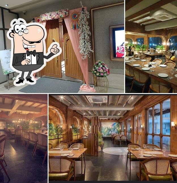 The interior of Megma Restaurant & Banquets