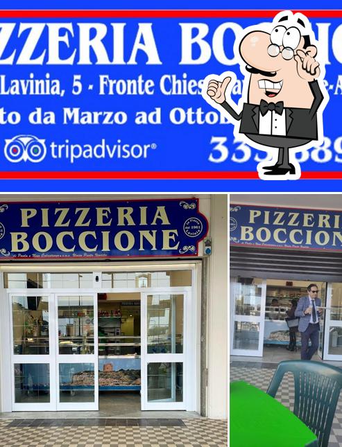 Dai un'occhiata agli interni di Pizzeria Boccione Piazza Lavinia