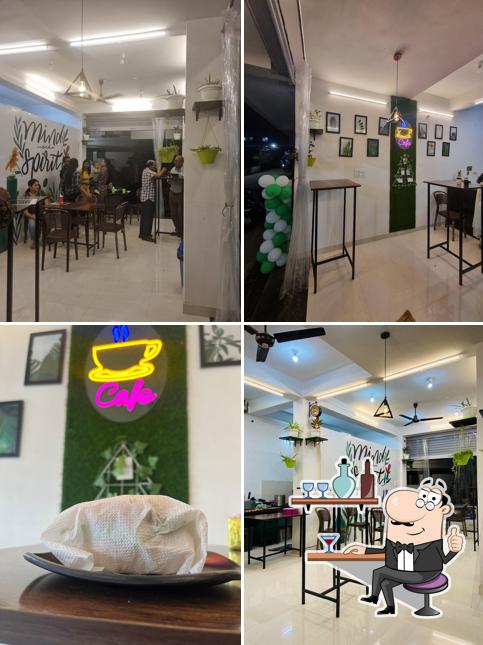 The interior of Pocket Friendly Cafe - Bhilai’s Best Pocket Friendly Cafe