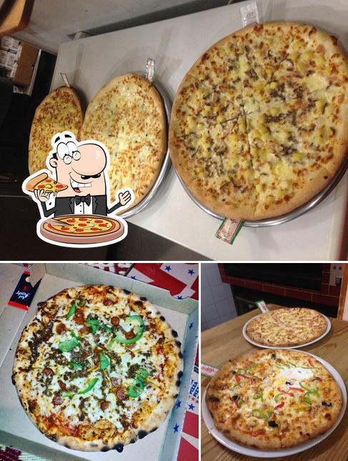 Las Pizzas délice food