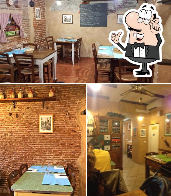 Dai un'occhiata agli interni di L'Osteria c'era una Volta