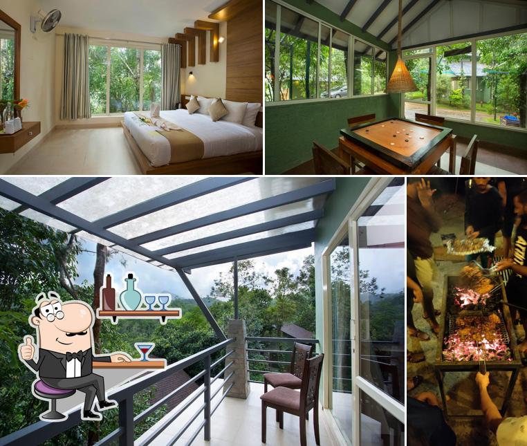 The interior of Adithya Nature Resort & Spa