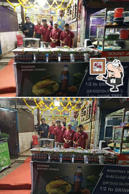 Take a seat at one of the tables at RightWay Restaurant