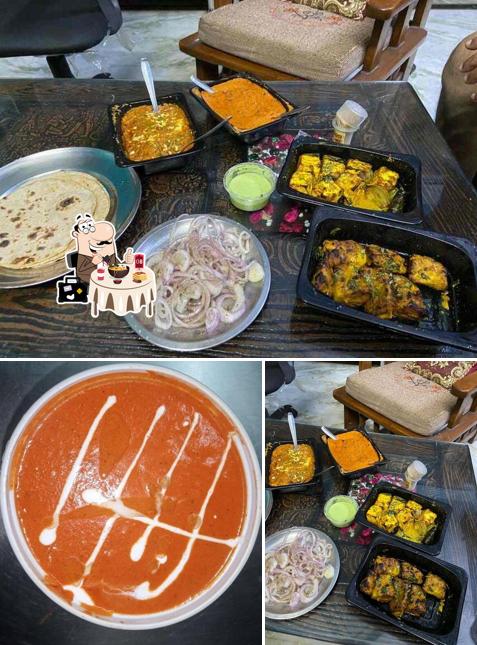 Among various things one can find food and interior at Shahi Khazana