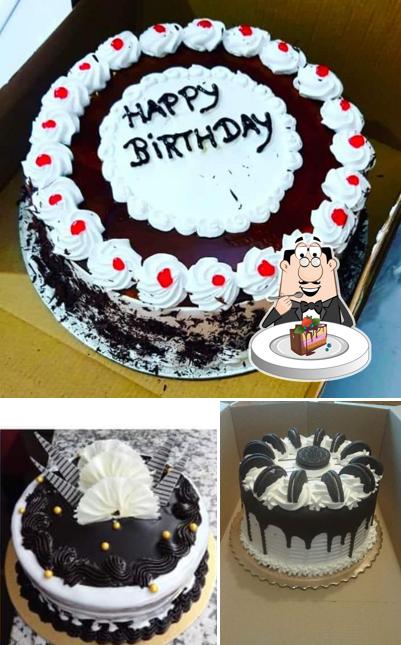 Chocolate cake at The Pizza Place