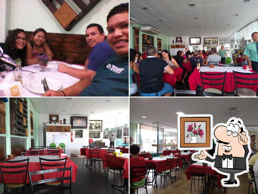 O interior do Churrascaria Coqueiro Verde