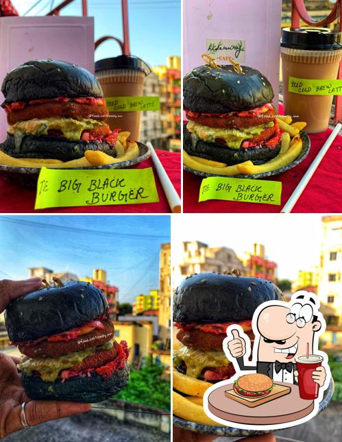 Get a burger at Hideaway cafe